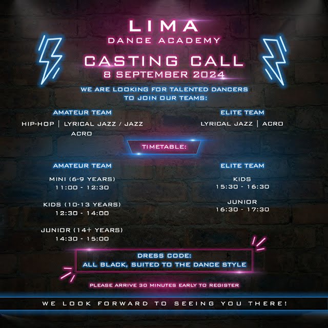 LIMA - CASTING CALL